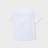 Camicia Mezza Manica Con Collo Coreano In Misto Lino Bambino MAYORAL 3113