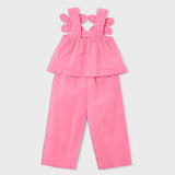 Completo Con Pantalone E Blusa In Cotone Bambina MAYORAL 3596