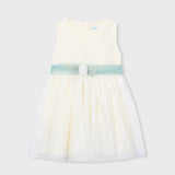 Abito Smanicato Elegante In Tulle Bambina MAYORAL 3919
