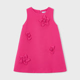 Abito Smanicato Con Applicazioni Bambina MAYORAL 3922