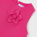 Abito Smanicato Con Applicazioni Bambina MAYORAL 3922