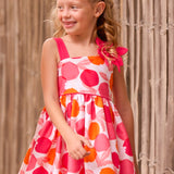 Abito Smanicato Stampato Asimmetrico Bambina MAYORAL 3924