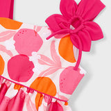 Abito Smanicato Stampato Asimmetrico Bambina MAYORAL 3924