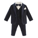 Smoking Elegante  5 pezzi Blu Neonato BUFI M0560A