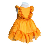 Abito Elegante Smanicato In Organza Neonata BUFI B0279A