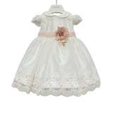 Abito Elegante Battesimale In Shantung Neonata TETO E TATTA VE7427