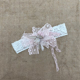 Fascia In Pizzo Con Fiori Neonata MIMILU' 740C