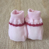 Calzini Scarpetta In Filo Di Cotone Neonata BEBE' MARGO' B091SC