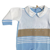 Tutina Intera In Filo Corredino Neonato BEBE' MARGO' B03940