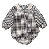Pagliaccetto In Vichy Caldo Cotone Neonato CALAMARO 32576