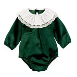 Pagliaccetto In velluto con collettone Neonato/a CALAMARO 32585