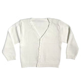 Cotton Thread Cardigan With Newborn Braid PONTO POR PONTO 765