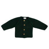 Strickjacke aus hypoallergenem Acrylstoff mit Zöpfen für Neugeborene BABY FASHION 5104