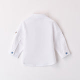 Camicia Coreana In Misto Lino Neonato MINIBANDA B603