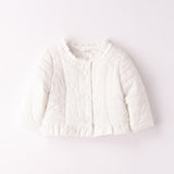 Giubbotto Trapuntato Bianco Neonata MINIBANDA B757