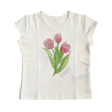 Completo Con Gonna Stampata E T-Shirt Bambina DAGA M9693