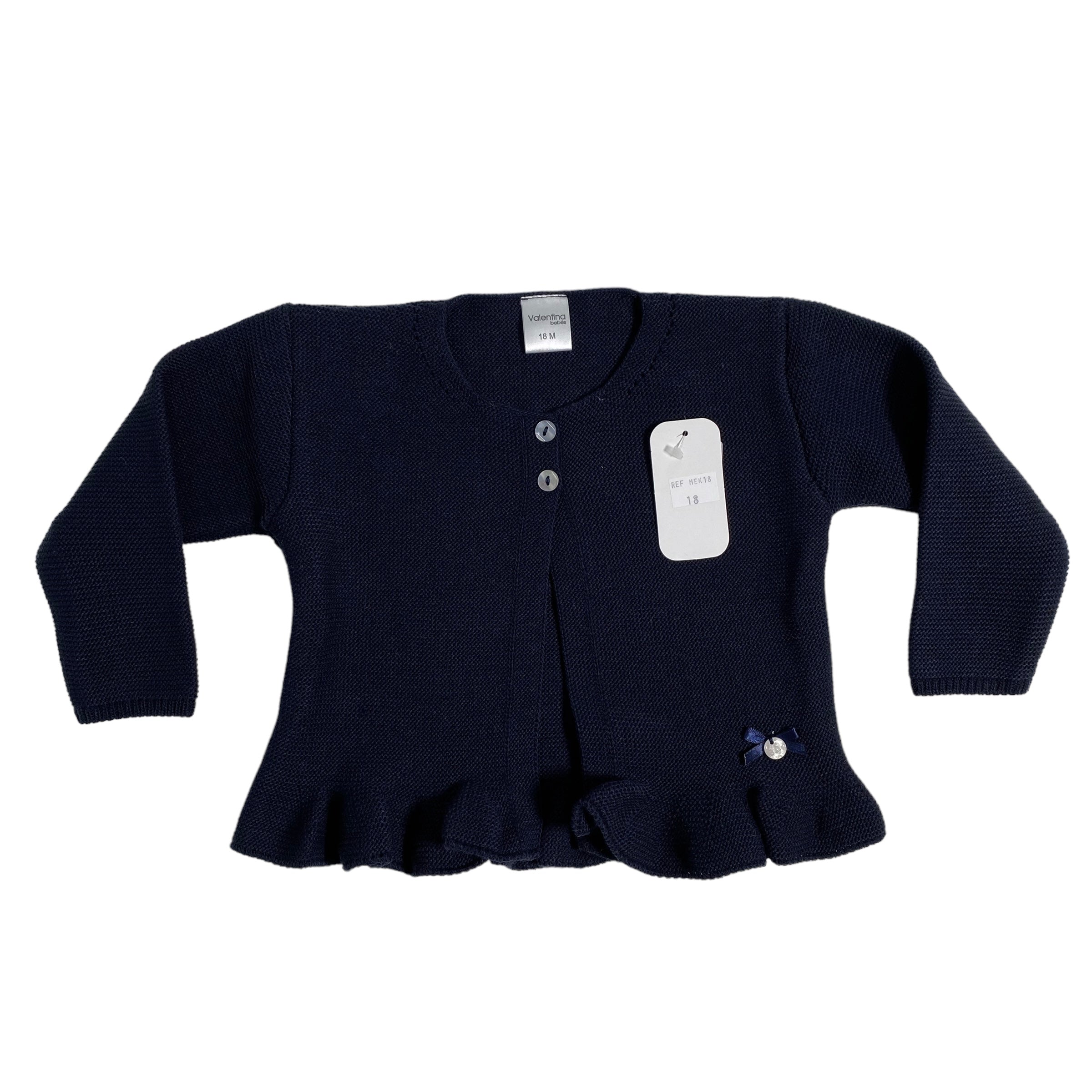 Cardigan In Maglia Bambina VALENTINA BEBè MEK18