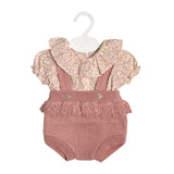 Completo In Cotone Con Salopette E Camicia Neonata BABY FASHION 622.15
