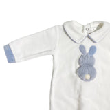 Tutina Intera In Ciniglia Con Coniglietto Panna Neonato TETO E TATTA TU5530