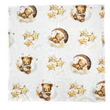 Mussola In Bamboo Stampa Orsetto Neonato/a MINI JA ORSO