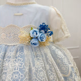 Abito Elegante Mezza Manica In Pizzo Neonata MIMOSA LLUVIA DE ABRIL