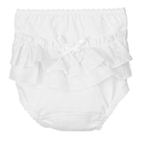 Culotte In Cotone Con Rouches Neonata CALAMARO 40701