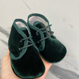 Scarpa Da Culla Con Lacci In Velluto Neonato Indice 382