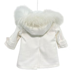 Cappotto In Panno Con Pelliccia Neonato ISABEL A64