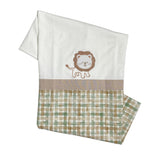 Coperta Scialle In Jersey Di Cotone Con Leoncino Neonato TETO E TATTA CO6200