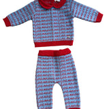 100% Wool Broken Playsuit Certified Newborn My Love Theme NINNAOH I21292C