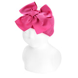 Fascia Per Capelli Con Fiocco Grande In Gross Grain Neonata CONDOR 50073