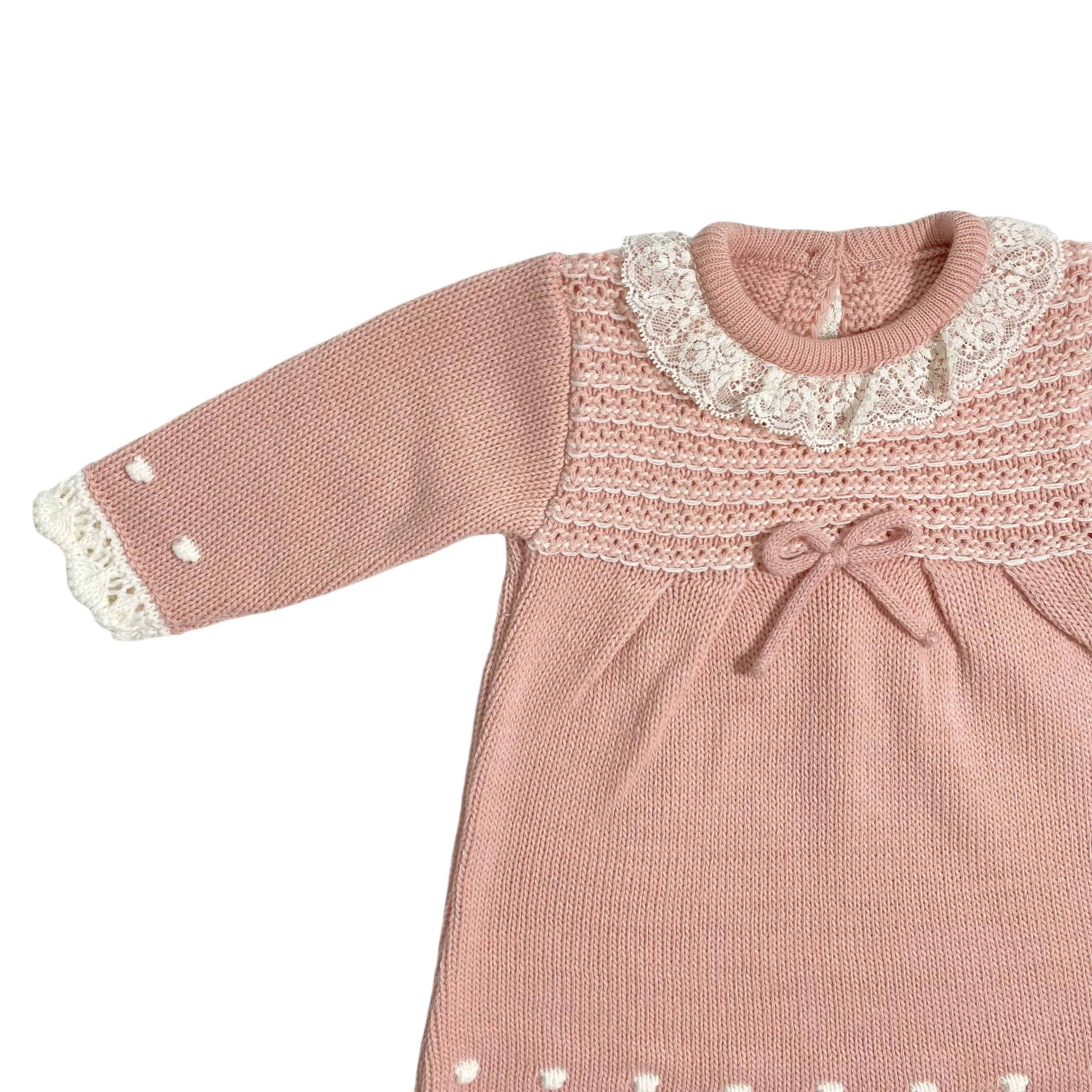 Abito Manica Lunga In Tessuto Anallergico Neonata BABY FASHION 529.10V