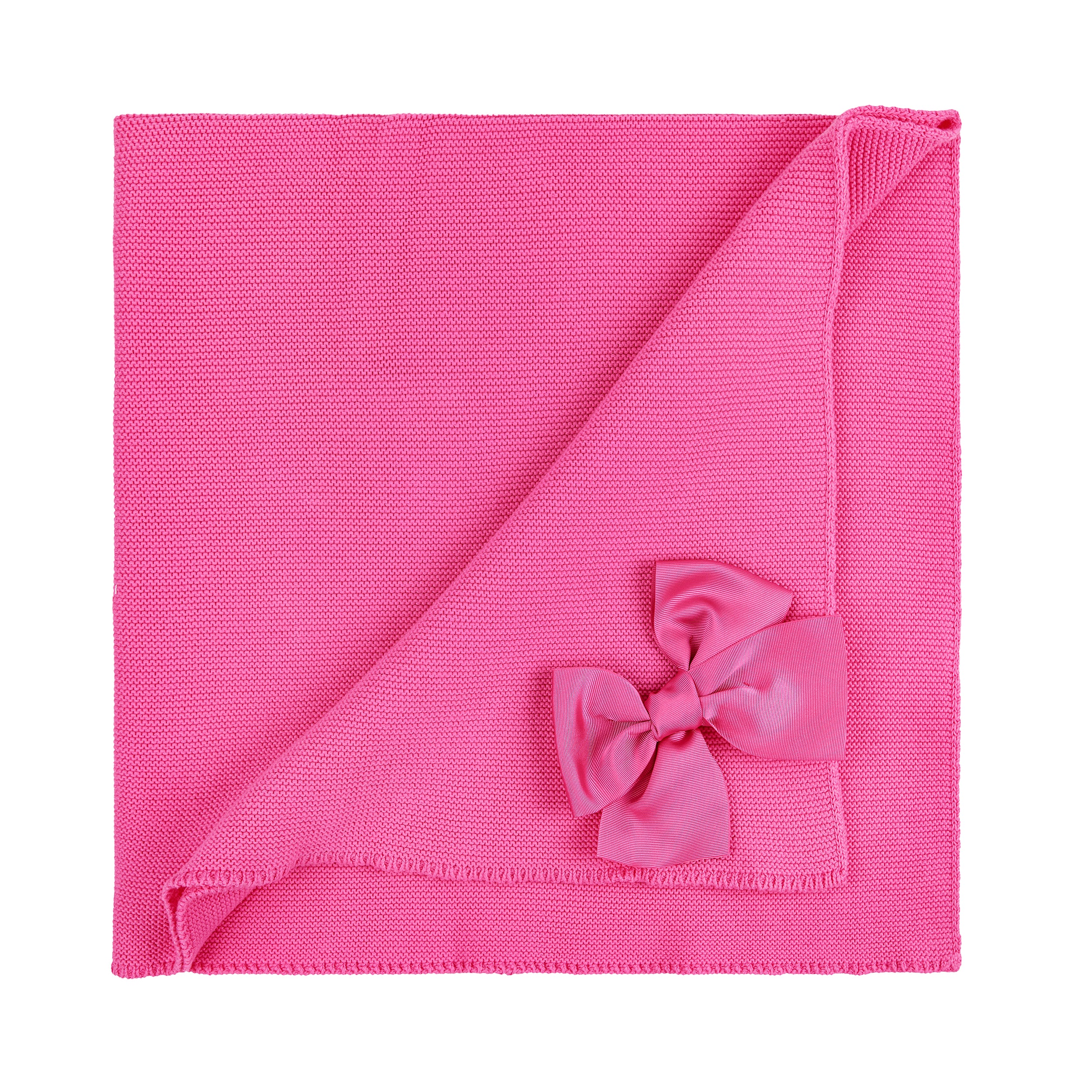 Coperta in Filo con Fiocchettone Neonata CONDOR 55725