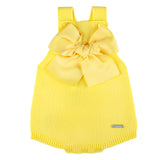 Pagliaccetto In Filo Con Fioccone In Gross Grain Neonata CONDOR 55930