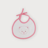 Baumwolllätzchen mit SARDON-Stickerei für Neugeborene BF114