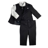 Smoking Elegante 5 Pezzi In Caldo Cotone Neonato ISABEL B475