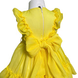 Abito Elegante Smanicato In Organza Neonata BUFI B0279A