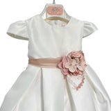 Abito Elegante Mezza Manica In Mikado Neonata MIMILU'1172BB