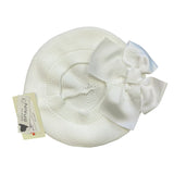 Acryl-Baskenmütze mit Samtschleife für Mädchen CONDOR 50100F