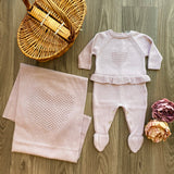 Set In Caldo Cotone con Tutina Neonata Glicine DR KID