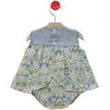 Completo Smanicato Con Culotte Fantasia Floreale Neonata DEL SUR 0070