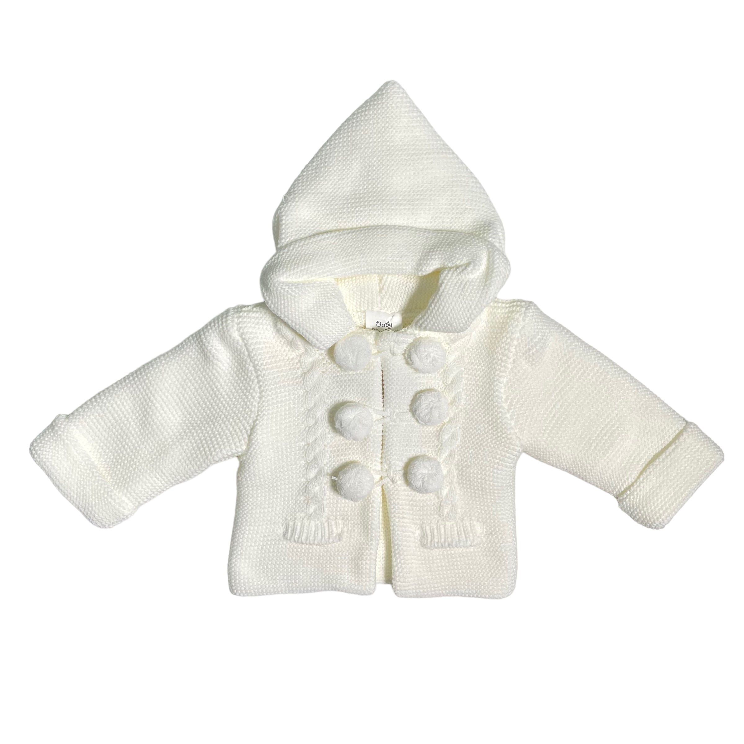 Cappotto Doppiato Con Cappuccio In Maglia Neonato/a BABY FASHION 550.2G