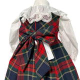 Abito Smanicato Scozzese Con Camicia Neonata ISABEL C492