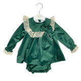 Abito Svasato Con Culotte In Velluto Bambina VALENTINA BEBES HADA128