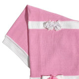 Coperta Scialle In Filo Di Cotone Con Petali Neonata I DELFI 2345G