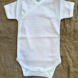 Body Antipanico Mezza Manica Fantasia A Righe In Cotone Neonati BABIDU 1346