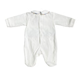 Cremefarbener Chenille-Einteiler für Neugeborene TETO E TATTA TU5460