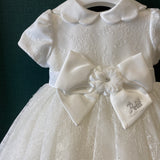 Abito Elegante Battesimale In Pizzo Neonata PETIT 2016438