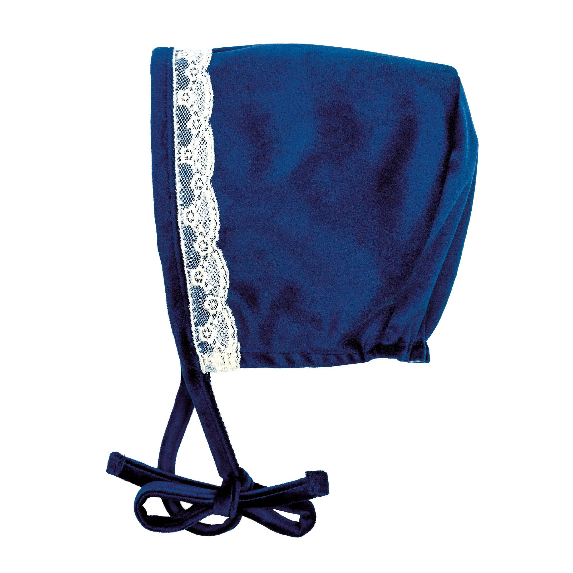 Cuffia Elegante in velluto Neonata CALAMARO 75197
