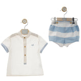 Completo Con Bermuda E camicia Neonato YOEDU 0254